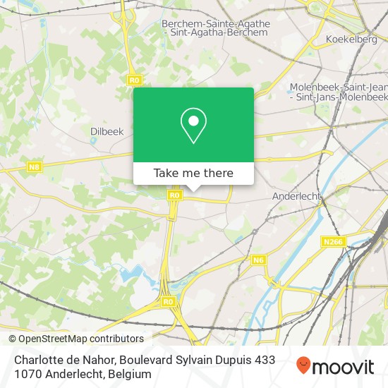 Charlotte de Nahor, Boulevard Sylvain Dupuis 433 1070 Anderlecht map