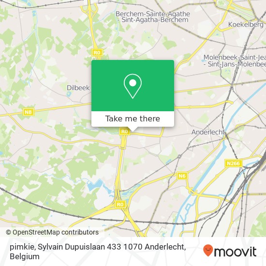 pimkie, Sylvain Dupuislaan 433 1070 Anderlecht map