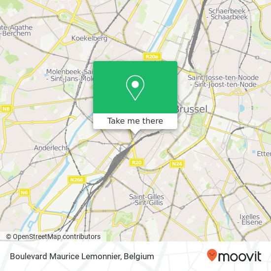 Boulevard Maurice Lemonnier map