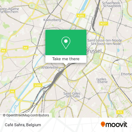 Café Sahra map