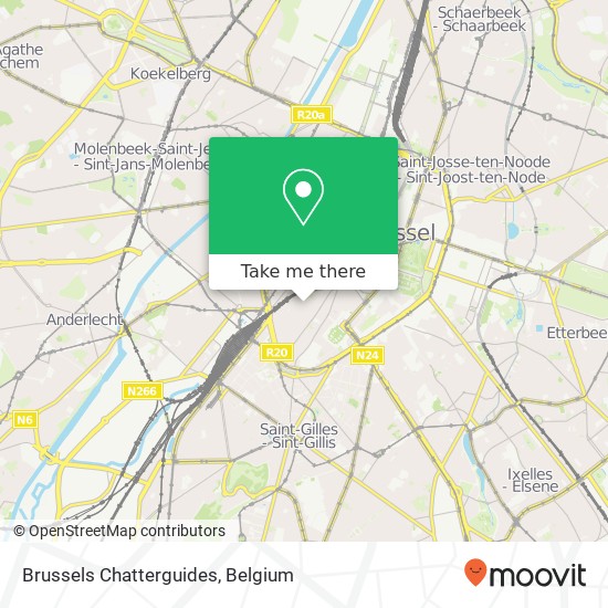 Brussels Chatterguides map