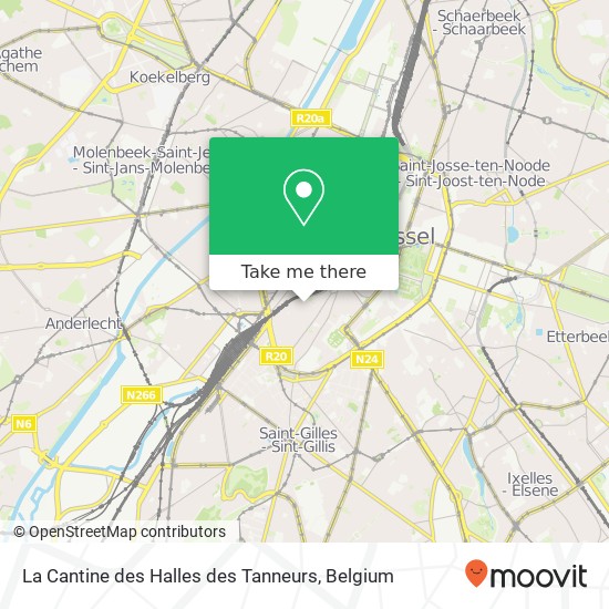 La Cantine des Halles des Tanneurs, Rue des Tanneurs 60 1000 Bruxelles map