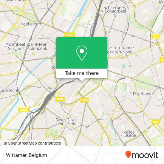 Wittamer, Place du Grand Sablon 12 1000 Brussel plan