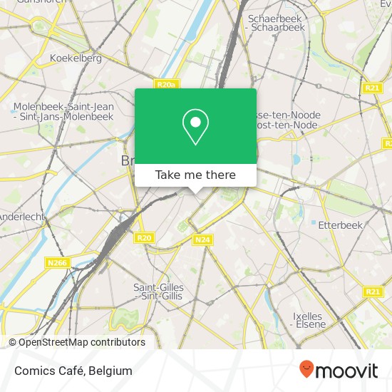 Comics Café, Place du Grand Sablon 8 1000 Brussel map