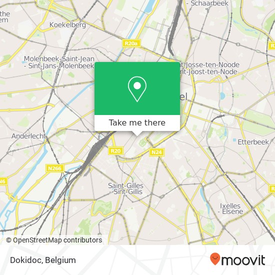 Dokidoc, Rue Haute 186 1000 Bruxelles map
