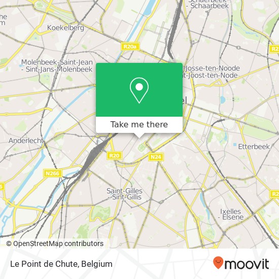 Le Point de Chute, Rue de l'Épée 10 1000 Bruxelles map