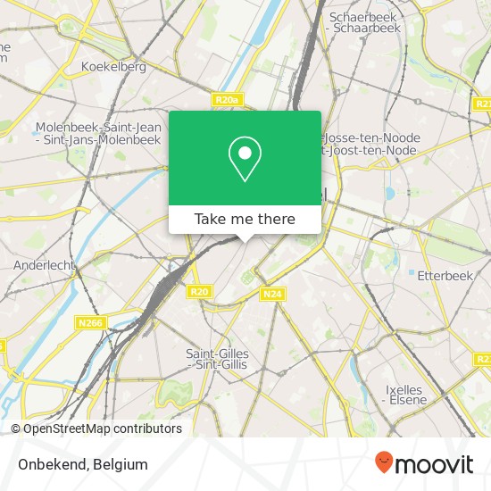 Onbekend, Hoogstraat 53 1000 Brussel map