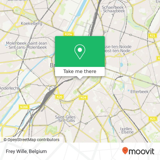 Frey Wille, Grote Zavel 45 1000 Brussel map