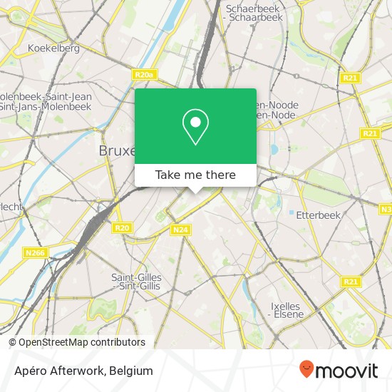 Apéro Afterwork map