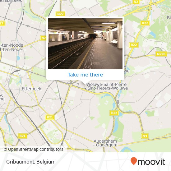 Gribaumont, Rue François Gay 356 1150 Sint-Pieters-Woluwe map