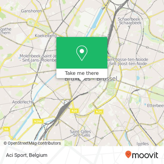 Aci Sport, Boulevard Anspach 188 1000 Brussel map