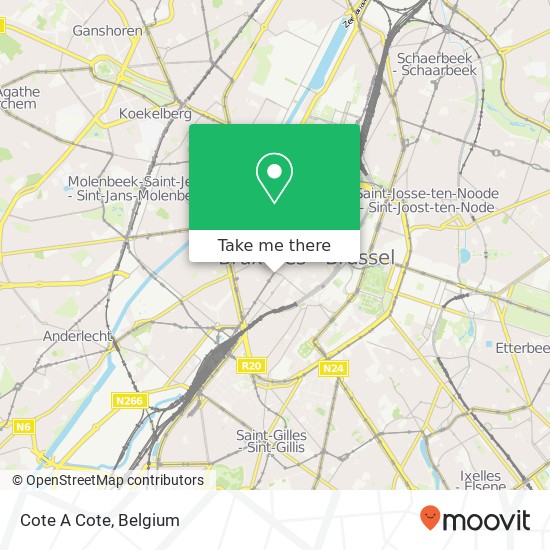 Cote A Cote, Boulevard Maurice Lemonnier 8 1000 Bruxelles map