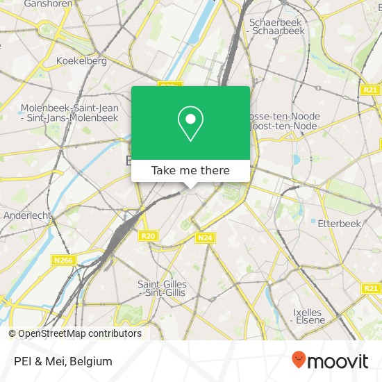 PEI & Mei, Rue de Rollebeek 15 1000 Bruxelles map