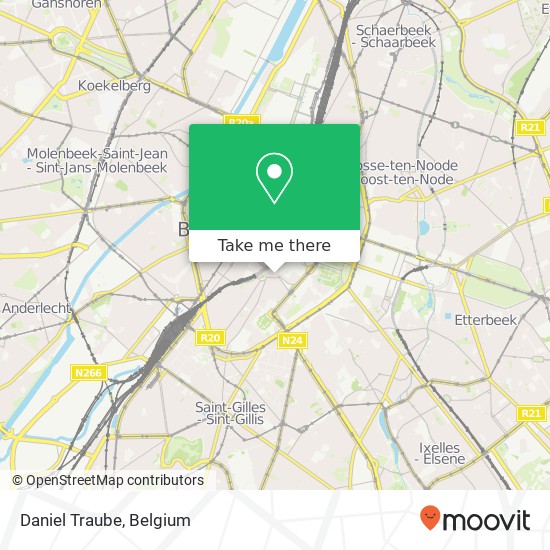 Daniel Traube, Rue de Rollebeek 33 1000 Bruxelles map