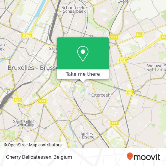 Cherry Delicatessen, Etterbeeksesteenweg 1040 Brussel map