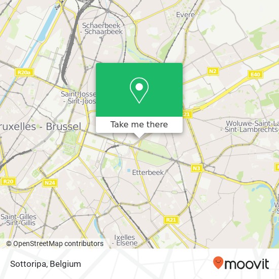 Sottoripa, Avenue Michel-Ange 85 1000 Brussel map