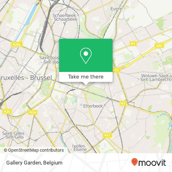 Gallery Garden, Rue Stevin 206 1000 Brussel map