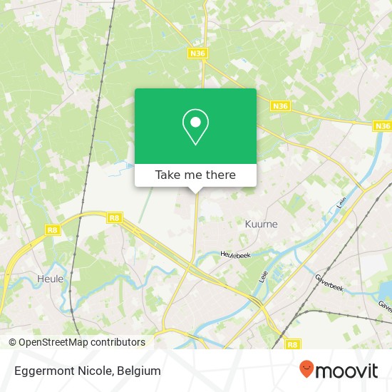 Eggermont Nicole, Brugsesteenweg 179 8520 Kuurne plan