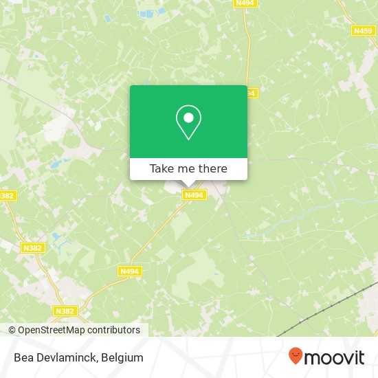 Bea Devlaminck, Waregemseweg 1 9790 Wortegem-Petegem map