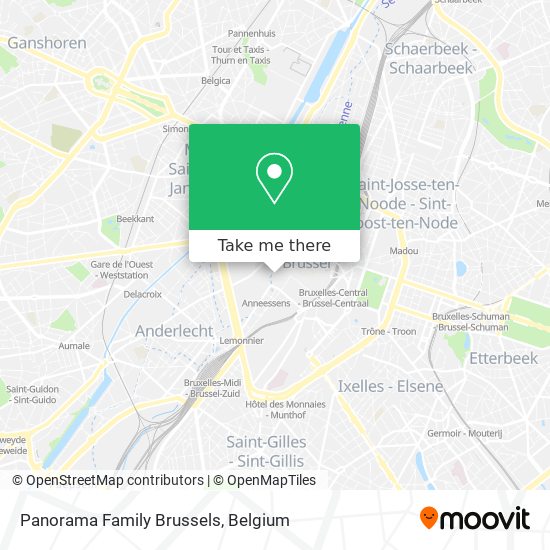 Panorama Family Brussels map