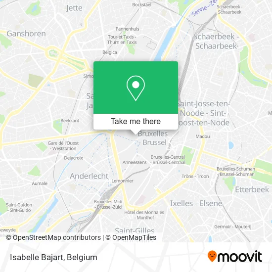 Isabelle Bajart map