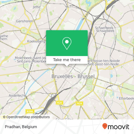 Pradhan, Sint-Katelijneplein 1000 Brussel map