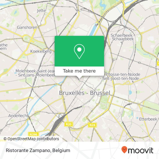Ristorante Zampano, Quai au Bois à Brûler 15 1000 Bruxelles map