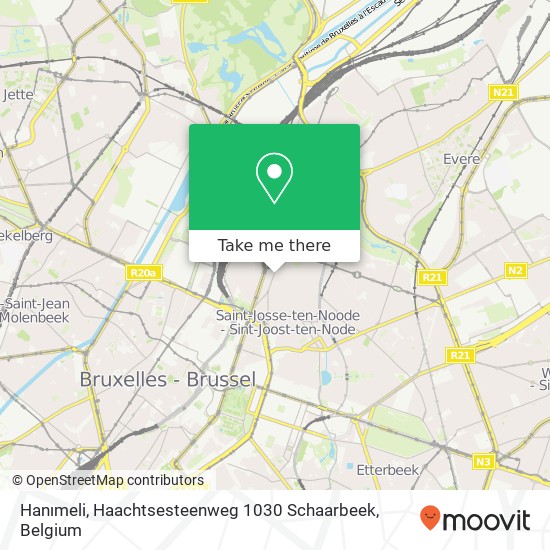 Hanımeli, Haachtsesteenweg 1030 Schaarbeek map