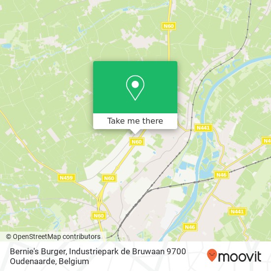 Bernie's Burger, Industriepark de Bruwaan 9700 Oudenaarde map