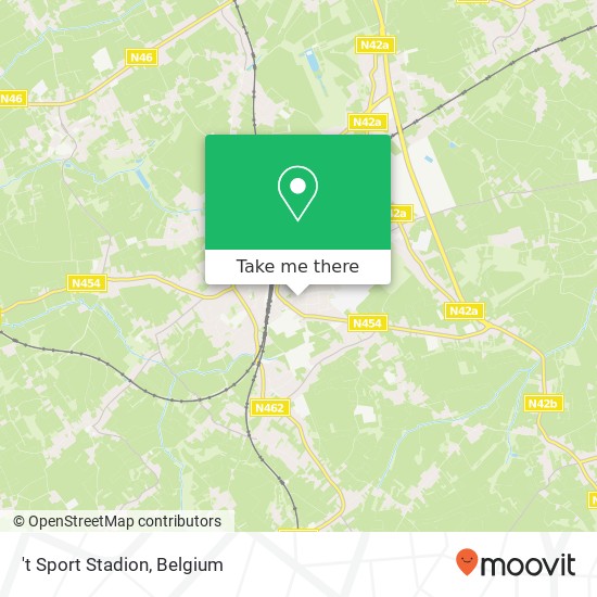 't Sport Stadion map