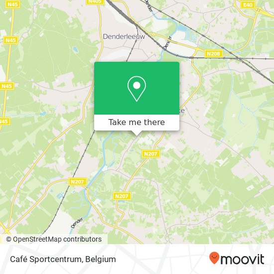 Café Sportcentrum map