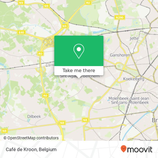 Café de Kroon map