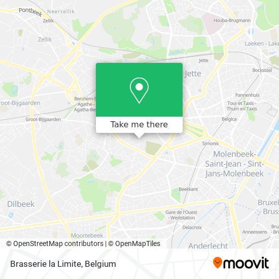 Brasserie la Limite map