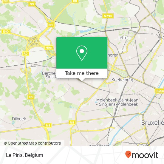 Le Pin's map