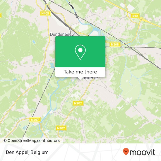 Den Appel map