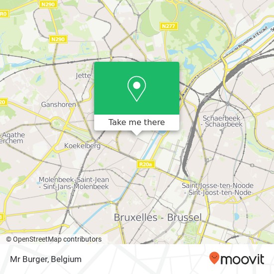 Mr Burger, Rue Picard 11 1000 Bruxelles map