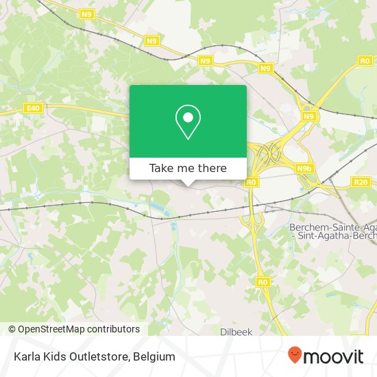 Karla Kids Outletstore, Brusselstraat 321 1702 Dilbeek map