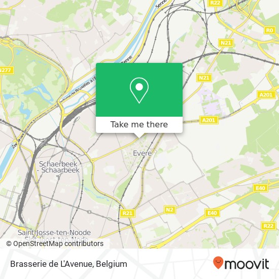 Brasserie de L'Avenue map