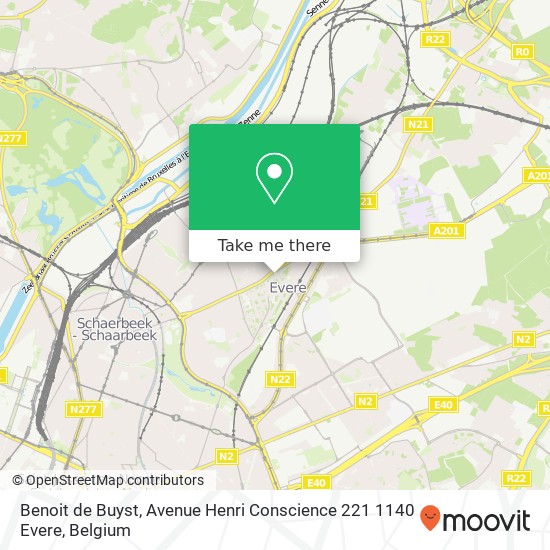 Benoit de Buyst, Avenue Henri Conscience 221 1140 Evere map