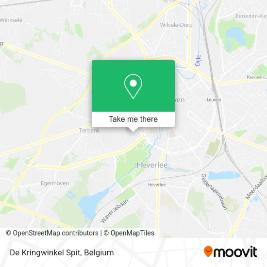 De Kringwinkel Spit map