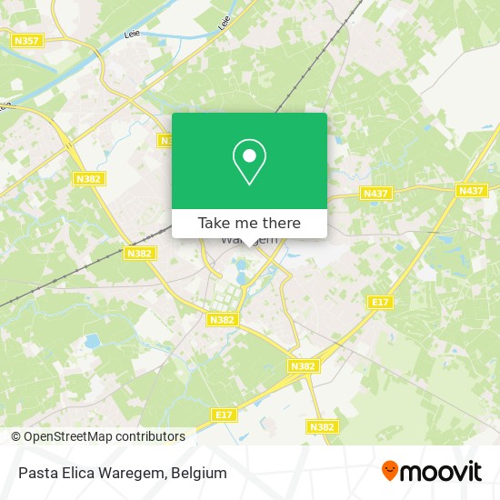 Pasta Elica Waregem map
