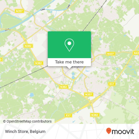 Winch Store, Stormestraat 63 8790 Waregem map