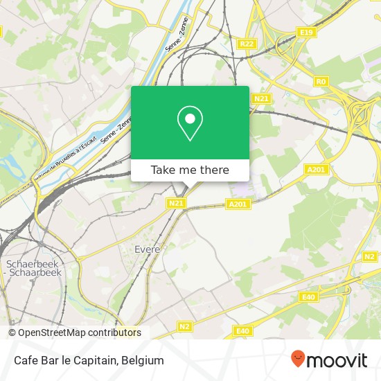 Cafe Bar le Capitain map