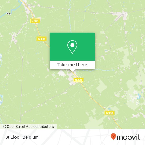 St Elooi, Obterrestraat 6 8972 Poperinge plan