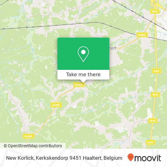 New Korlick, Kerkskendorp 9451 Haaltert map