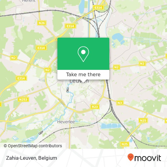 Zahia-Leuven, Tiensestraat 19 3000 Leuven map