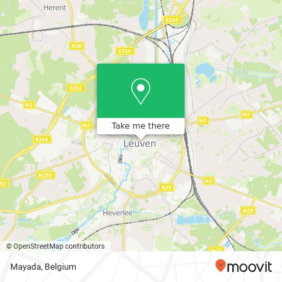 Mayada, Margarethaplein 6 3000 Leuven plan