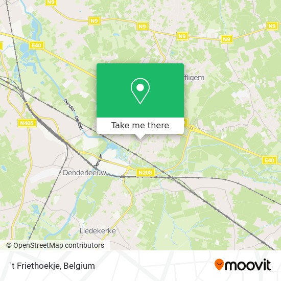 't Friethoekje map