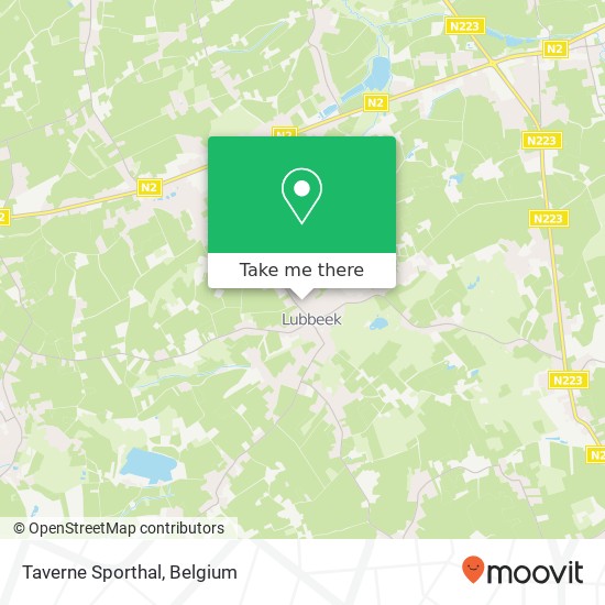 Taverne Sporthal map
