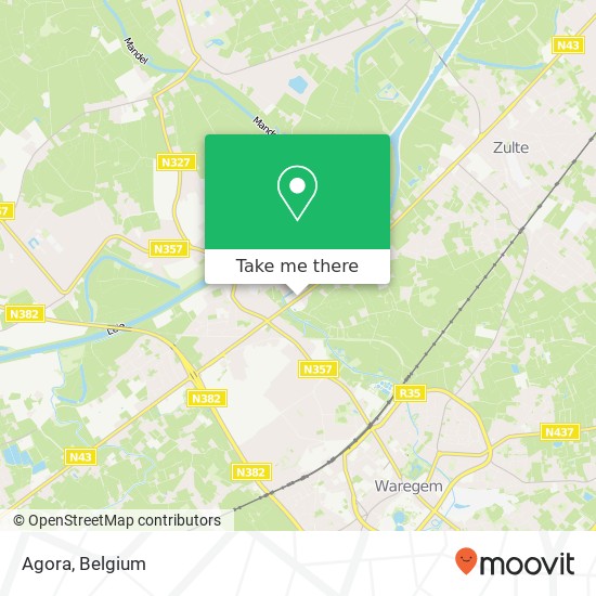 Agora, Gentseweg 749 8793 Waregem map